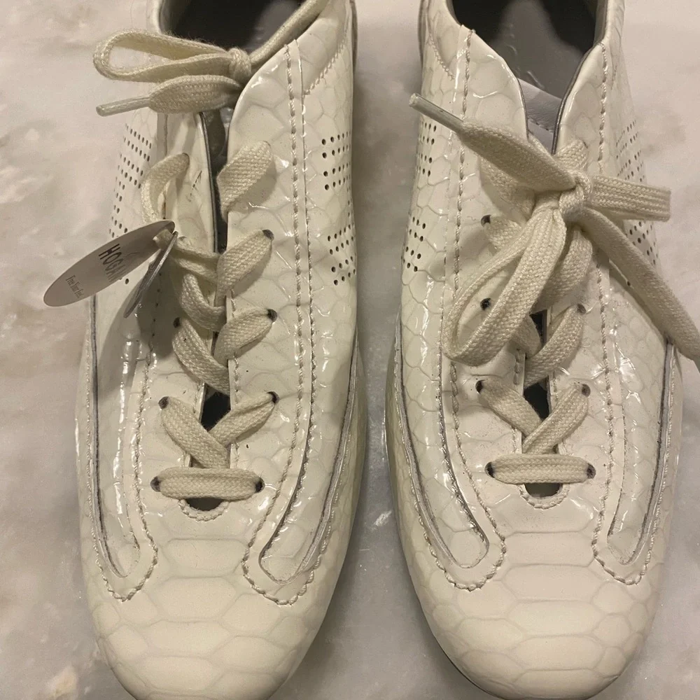 NWOT Hogan leather trainers / sneakers. made in Italy - Picture 5 of 12